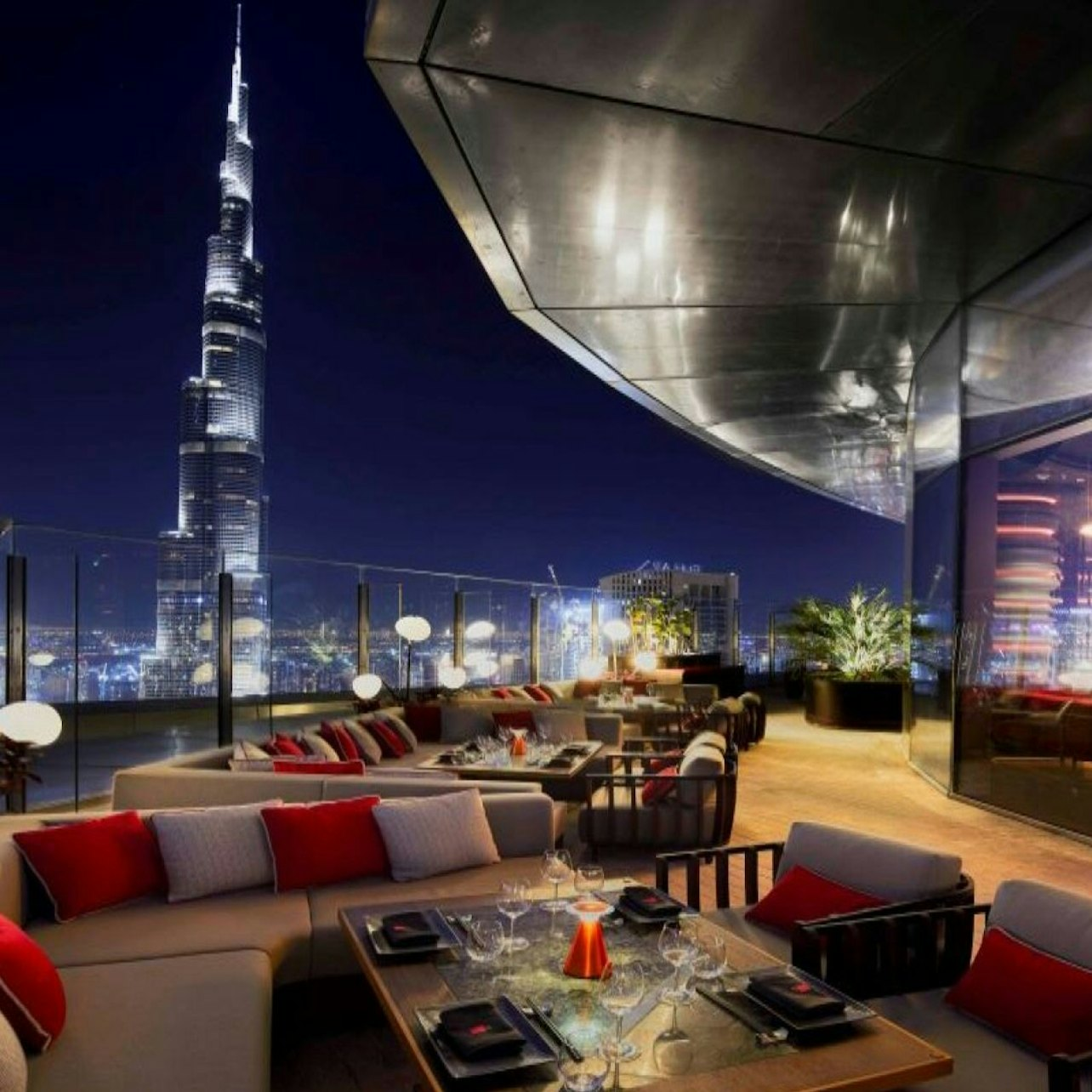Delight in a three-course culinary experience paired with stunning views of the Burj Khalifa making every bite and sip a memorable part of your Dubai adventure.